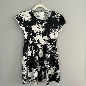 Tie Dye Short Sleeve Skater Dress